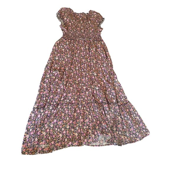 Old Navy Womens Floral Maxi Dress M Rayon & Cotton Blended Fabric - Picture 5 of 5